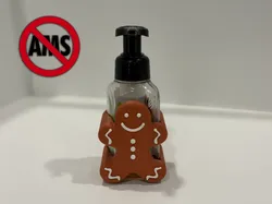 Gingerbread Man Soap Holder (B&BW) - No AMS - Free 3D Print Model