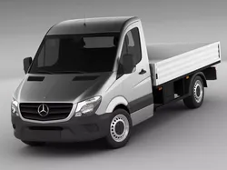 Mercedes Sprinter 2013 pick-up 3D model