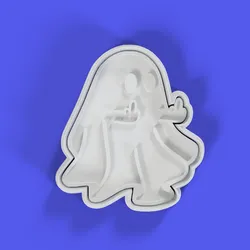 Middle Finger Ghost Cookie Cutter