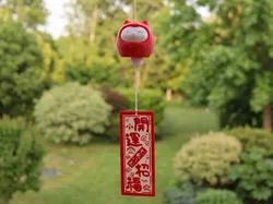 Neko Daruma Furin - Japanese wind chime - Free 3D Print Model