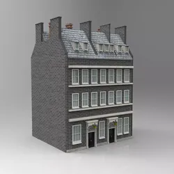 No 10 Downing Street for obj and fbx 3D model