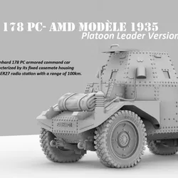 Panhard 178 PC - PLATOON LEADER version, 3 different variations in this pack