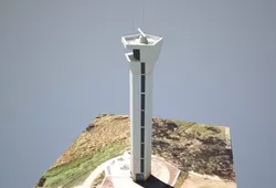Point Cartwright Lighthouse Low poly 3D model