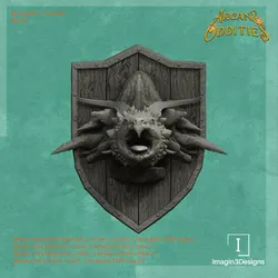 Pre-Supported Dragon Turtle Bust