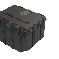 Small motorcycle trunks mounted on sets Suzuki GSF 650 Bandit