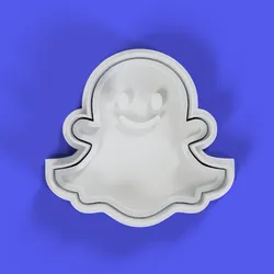 Smiling Ghost Cookie Cutter