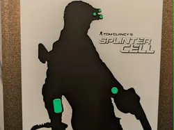 Spinter Cell - Sam Fisher Shadow Outline Hueforge. - Free 3D Print Model