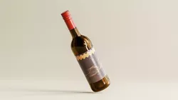 Wine Bottle with Screw Cap 3D model