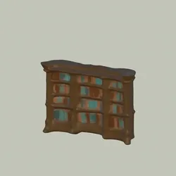 2 Victorian book cases