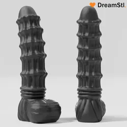 7.4 Inched Ribbed Dildo