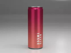 Aluminium Soda Beverage Can 355 sleek 3D model
