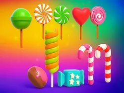 Candy Collection set of pins 2 3D model