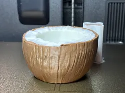 Coconut shell - Free 3D Print Model
