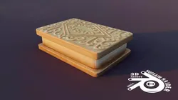 Cream Biscuit Low-poly 3D model