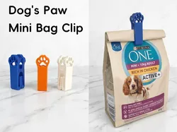 Dog's Paw Mini Bag Clip |Snack Bag Clip - Free 3D Print Model