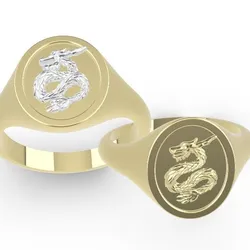 Dragon Signet ring