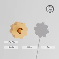 Flower Cake Pop Mold Set, Floral Bloom Design, DIY Springtime Garden Baking Tool