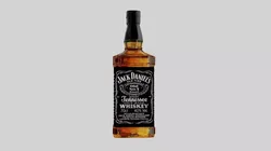 jack daniels bottle Low-poly 3D model