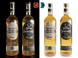 Jose Cuervo Bottle Whiskey Alcohol Bar 3D model