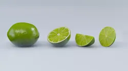Lime PBR Low-poly 3D model