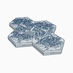 Modern Destroyed Row House with Hex Base MDHB015
