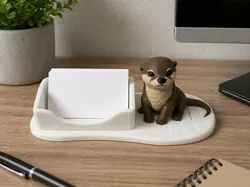 Otter Business Card Holder - Free 3D Print Model