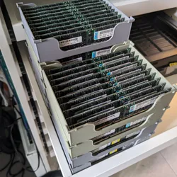 Stackable RAM DIMM Tray