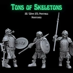 Tons of Skeletons: Heavy Equipped Skeletons