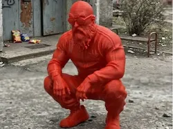 tracksuit master roshi - Free 3D Print Model
