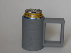 updated can cozy with handle - Free 3D Print Model