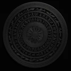Vietnam Sun Drum Relief