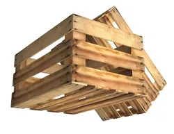 Wooden Fruit Crate Low-poly 3D model