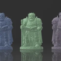 🛡️ 3 Pack War Games - SET Greek Philosophers ⚔️ Socrates, Plato and Aristotle : Tabletop Style : STL Miniatures