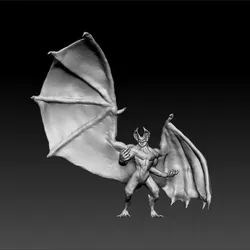 bat - bat monster - bat humanoid - devil - evil