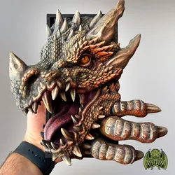 Dragon Book Nook [FDM/Resin BOOK NOOK]