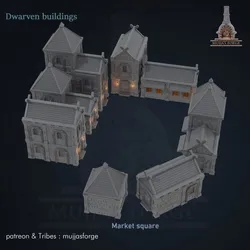 Dwarf-Modular market square