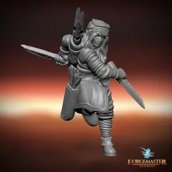 Female Desert Assassin - Pikemaiden Initiate Dagger Pose 01