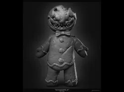 gingerbreadman 01   3Dprint ready 3D print model