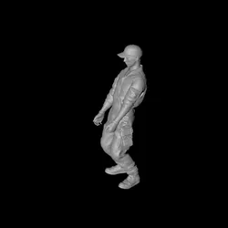 Ground support staff - cargo handling 3D digital character model