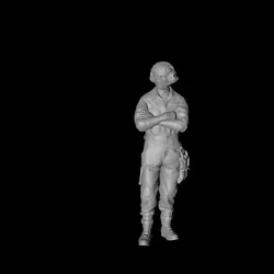 Ground support staff - in a daze 3D digital character model