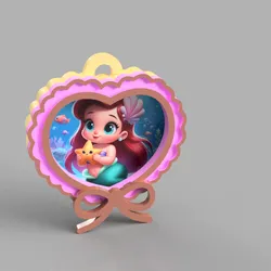 heart keychain