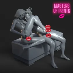 her pleasure - NSFW - EROTIC MINIATURE 75 MM SCALE