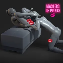 her pleasure - NSFW - EROTIC MINIATURE 75 MM SCALE