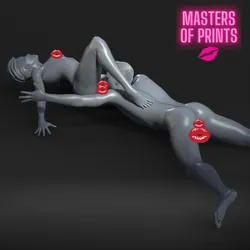 her pleasure - NSFW - EROTIC MINIATURE 75 MM SCALE