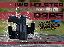 IWB Holster for SIG P365  - Free 3D Print Model