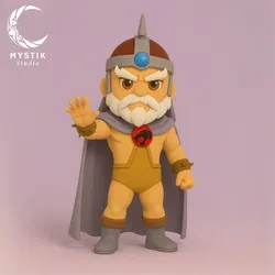 Jaga Chibi – The Spiritual Warrior of the ThunderCats 🦉✨ | 3D Collectible Figure