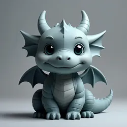 Kawaii Baby Dragon Cute Mini Statue