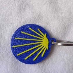 Key ring Camino de Santiago - Shells