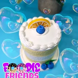 Lemon Whimsy Sponge Cake Storage Container (Personal Use ONLY)