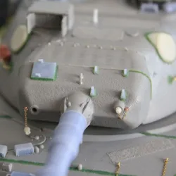 Leopard 1A5 Mantlet Plate & Hooks Upgrade 1:35
